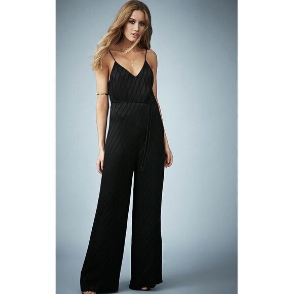 NEW Kate Moss Topshop Black Striped Jumpsuit 8 - Picture 1 of 10